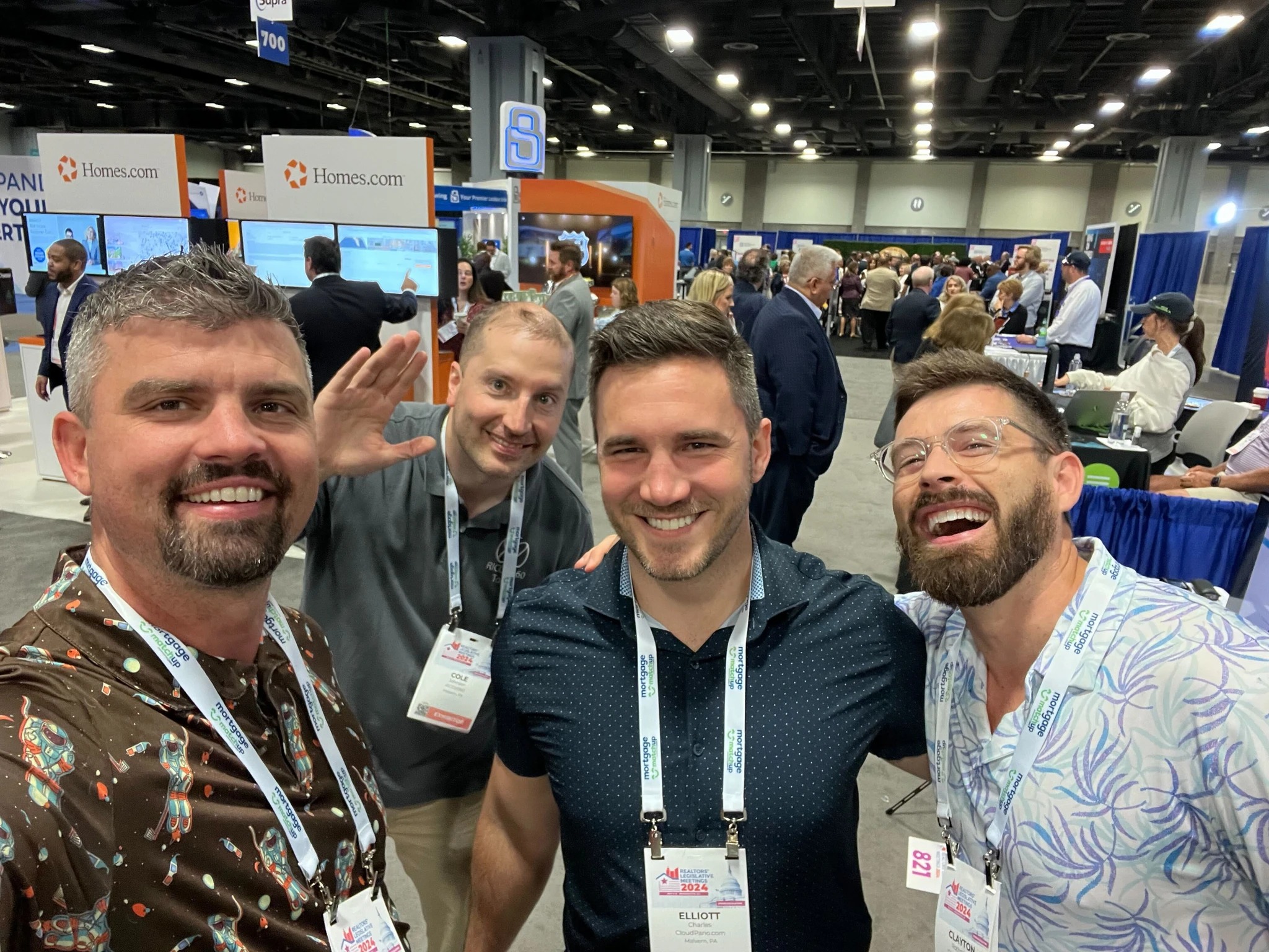 The CloudPano team meeting real estate professionals at the Realtors Legislative Meetings 2024 conference