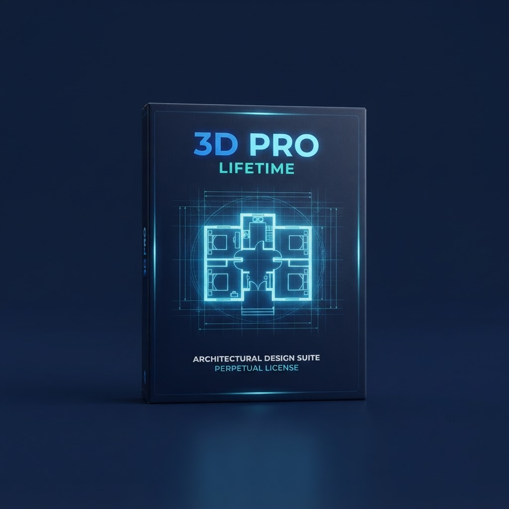 3D Pro Lifetime software product box